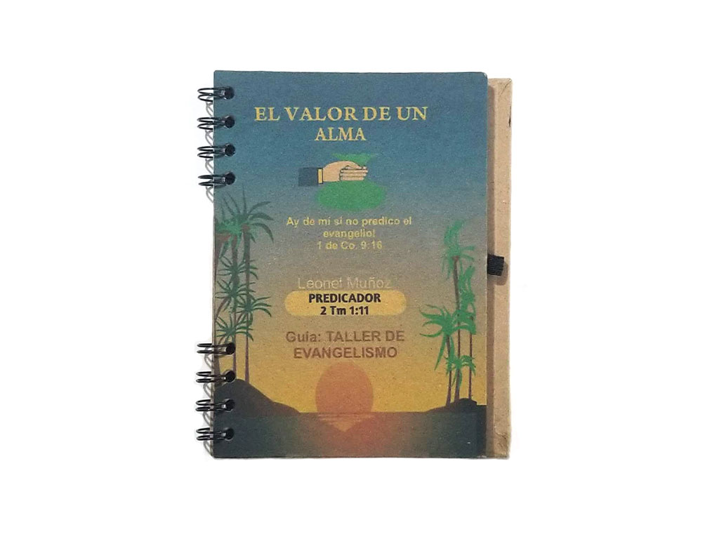 Cuaderno ecologico con esfero