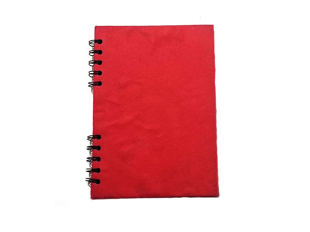 Cuaderno pasta dura con portada en cambrel